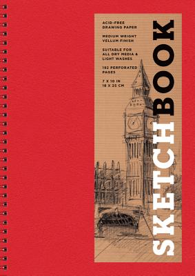 Sketchbook (Basic Medium Spiral Red), 2 (Sterling Sketchbooks #2) Cover Image