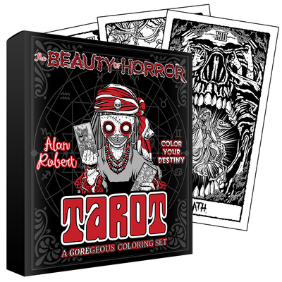 The Beauty of Horror: Color Your Destiny Tarot Deck By Alan Robert (Illustrator) Cover Image