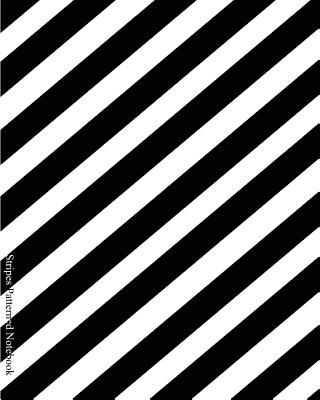 Stripes Patterned Notebook: Miko Isao No line Note and Sketch book Cover Image