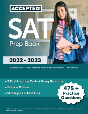 SAT Prep Book 2022-2023: Study Guide + 2 Full Practice Tests + Essay Practice [3rd Edition] By Cox Cover Image