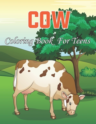 Cow Coloring Book for Teens: An Adults Coloring Book For Grown-ups Stress-relief and Mandala Style Coloring Pages . Vol-1 Cover Image