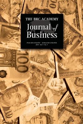 The Brc Academy Journal of Business Volume 4, Number 1 By Paul Richardson (Editor) Cover Image