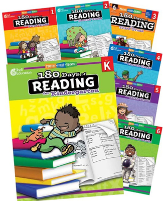 180 Days of Reading for K-6, 7-Book Set: Practice, Assess, Diagnose (180 Days of Practice) Cover Image