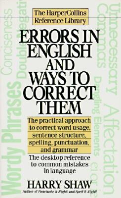 Errors in English and Ways to Correct Them Cover Image