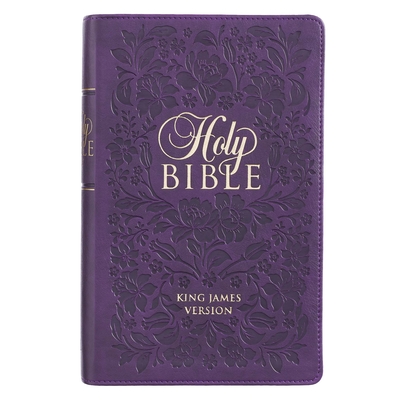 KJV Bible Giant Print Purple Cover Image