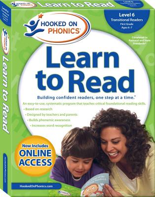 Hooked on Phonics Learn to Read - Level 6: Transitional Readers (First Grade | Ages 6-7) By Hooked on Phonics (Producer) Cover Image