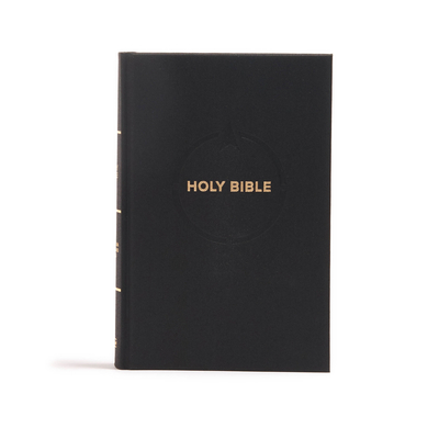 CSB Pew Bible, Black Hardcover: Holy Bible Cover Image