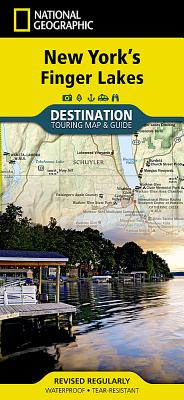 New York's Finger Lakes Map (National Geographic Destination Map) Cover Image