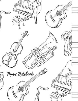 Music Notebook: music notation notebook Cover Image