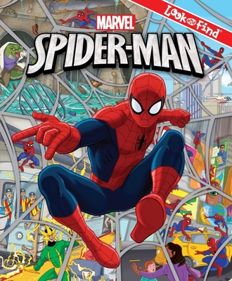 Marvel Spider-Man: Look and Find By Derek Harmening, Art Mawhinney (Illustrator) Cover Image