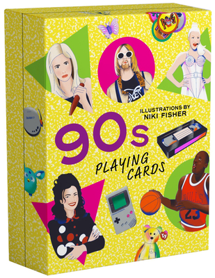 90s Playing Cards: Featuring the Decade's Most Iconic People, Objects, and Moments Cover Image