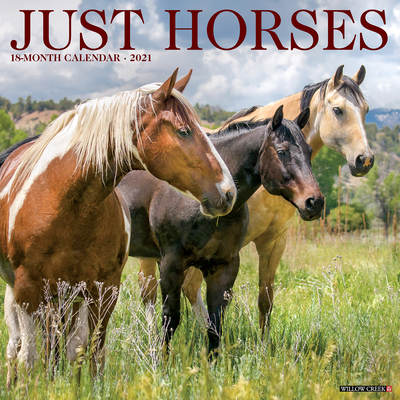 Just Horses 2021 Wall Calendar Cover Image