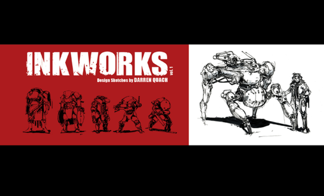 Inkworks: Darren Quach Sketchbook Vol. 01 By Darren Quach (Artist) Cover Image