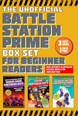 The Unofficial Battle Station Prime Box Set for Beginner Readers: High-Interest, Illustrated Graphic Novels for Minecrafters Cover Image