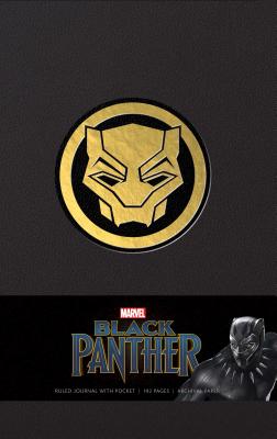 Marvel's Black Panther Hardcover Ruled Journal Cover Image