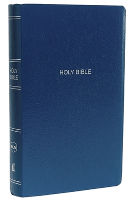 NKJV, Gift and Award Bible, Leather-Look, Blue, Red Letter Edition By Thomas Nelson Cover Image