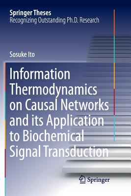Information Thermodynamics on Causal Networks and Its Application to Biochemical Signal Transduction (Springer Theses) Cover Image
