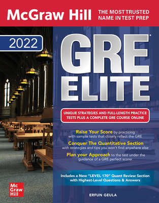 McGraw Hill GRE Elite 2022 By Erfun Geula Cover Image