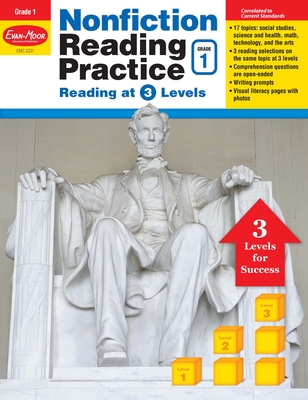 Nonfiction Reading Practice, Grade 1 Teacher Resource Cover Image