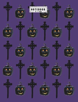 Notebook: Halloween collection cover and Dot Graph Line Sketch pages, Extra large (8.5 x 11) inches, 110 pages, White paper, Ske By A. Madoo Cover Image