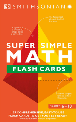 Super Simple Math Flash Cards (DK Super Simple) Cover Image