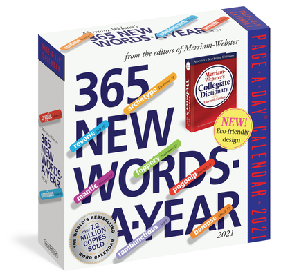 365 New Words-A-Year Page-A-Day Calendar 2021 By Merriam-Webster, Workman Calendars (With) Cover Image