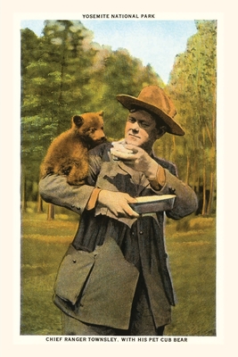 The Vintage Journal Bear Cub and Ranger, Yosemite, California By Found Image Press (Producer) Cover Image