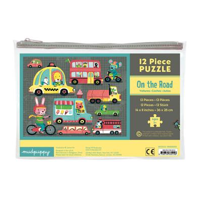 On the Road Pouch Puzzle By Mudpuppy, Jannie Ho (Illustrator) Cover Image