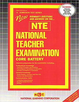 NATIONAL TEACHER EXAMINATION (CORE BATTERY) (NTE): Passbooks Study Guide (Admission Test Series (ATS)) By National Learning Corporation Cover Image