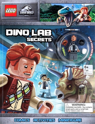 LEGO Jurassic World: Dino Lab Secrets (Activity Book with Minifigure) Cover Image