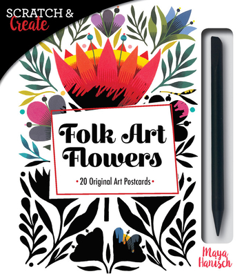 Cover for Scratch & Create Folk Art Flowers