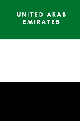 United Arab Emirates: Country Flag A5 Notebook to write in with 120 pages Cover Image