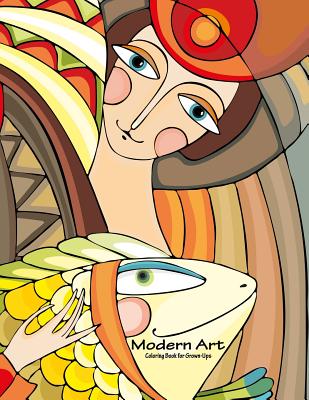 Modern Art Coloring Book for Grown-Ups 1