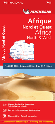 Michelin Africa North & West (Michelin Maps #741) By Michelin Cover Image