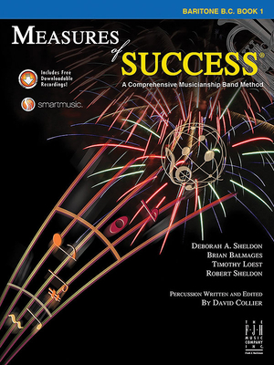 Measures of Success Baritone B.C. Book 1 By Deborah A. Sheldon (Composer), Brian Balmages (Composer), Timothy Loest (Composer) Cover Image