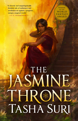 The Jasmine Throne (Hardcover Library Edition) (The Burning Kingdoms #1) Cover Image