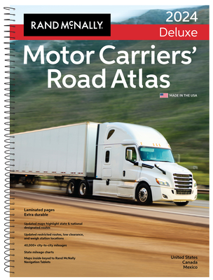 Rand McNally 2024 Deluxe Motor Carriers' Road Atlas By Rand McNally Cover Image