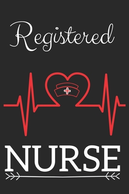 Registered Nurse: Nursing Valentines Gift (100 Pages, Design Notebook, 6 x 9) (Cool Notebooks) Paperback Cover Image