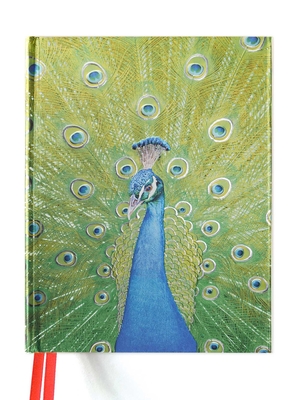 Peacock in Blue and Green (Blank Sketch Book) (Luxury Sketch Books) Cover Image
