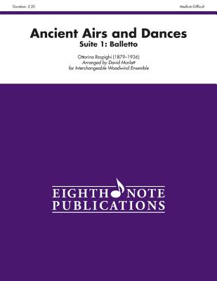 Ancient Airs and Dances, Suite 1 Balletto: Score & Parts (Eighth Note Publications) Cover Image