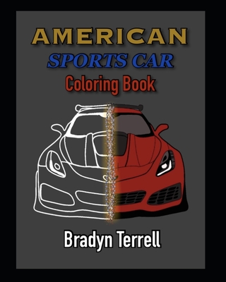 American Sports Car Coloring Book
