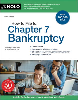 How to File for Chapter 7 Bankruptcy By Cara O'Neill Cover Image