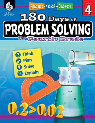 180 Days of Problem Solving for Fourth Grade: Practice, Assess, Diagnose (180 Days of Practice) Cover Image