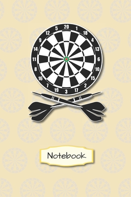Notebook: Dart Darten - A5 - Kariert (Kästchen) 120 Seiten - Notizbuch - Spielbuch - Planer - Geschenk - zum selber ausfüllen Cover Image