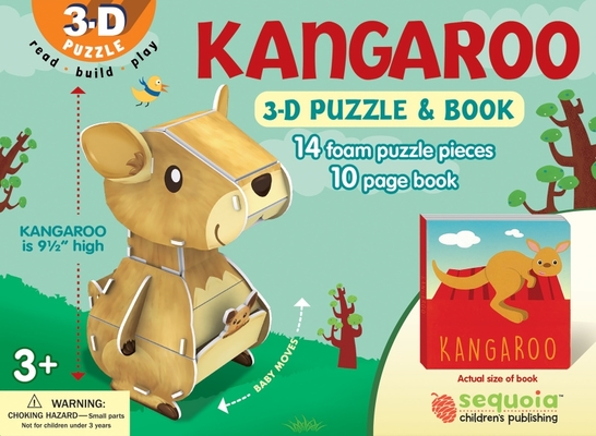 Kangaroo: Wildlife 3D Puzzle and Book [With Puzzle] Cover Image