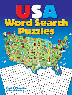USA Word Search Puzzles By Ilene J. Rattiner, Frank J. D'Agostino Cover Image