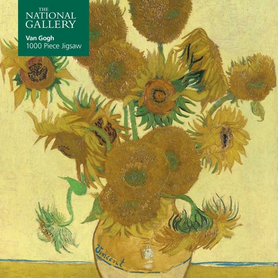 Adult Jigsaw Puzzle National Gallery: Vincent Van Gogh, Sunflowers: 1000-Piece Jigsaw Puzzles By Flame Tree Studio (Created by) Cover Image
