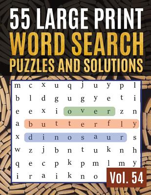 55 large print word search puzzles and solutions activity book for adults and kids word game easy quiz books for beginners find a word for adults large print paperback bookpeople