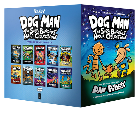 Dog Man: The Supa Buddies Mega Collection: From the Creator of Captain Underpants (Dog Man #1-10 Box Set)