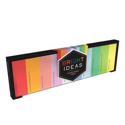Bright Ideas Sticky Note Tray: (Mini Notepads, Small Sticky Notes, Colorful Sticky Notes)